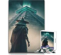 Rompecabezas de 1000 Piezas para Adolescentes, diseño del Imperio Azteca, Juego difícil, Obra de Arte, Regalo, tamaño 38x52cm