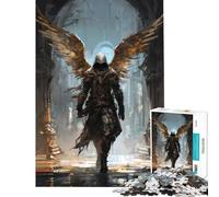 Rompecabezas de 1000 Piezas para Adolescentes diseño del Santo Guardián Ideal para Juegos educativos desafíos y relajación Mujeres (tamaño 38x26cm)