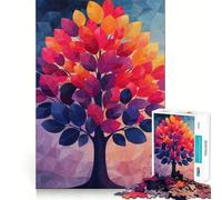 Rompecabezas de 1000 Piezas para Adolescentes,diseño Espectro de otoño,Bordes limpios,Juego de lógica,Juego pausado,Actividad Divertida para cumpleaños (38x52cm)