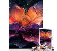 Rompecabezas de 1000 Piezas para Adolescentes diseño Floral Celestial decoración del hogar Juguetes Regalos para Mujeres y Hombres Juego Educativo para Mejorar el Amor en Pareja tamaño 38x26cm