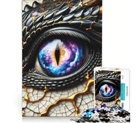 Rompecabezas de 1000 Piezas para Adolescentes, diseño Galaxia Ojo de Dragón, Juguetes antiestrés, Montaje de Patrones, cumpleaños y Navidad 50x75cm