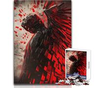 Rompecabezas de 1000 Piezas para Adolescentes, diseño geométrico Abstracto Alado, Hermoso Juego para Mejorar la Memoria, Regalo para cumpleaños, tamaño 50x75cm