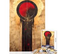 Rompecabezas de 1000 Piezas para Adolescentes diseño Minimalista con diseño de Poder Celestial Ideal para Hacer tú Mismo Regalo de Amigo Secreto Juego Educativo para cumpleaños y Navidad 38x26cm