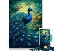 Rompecabezas de 1000 Piezas para Adolescentes,diseño Paraíso de Las Aves,Corte Suave,Arte,Juego Mental,Regalo,Tiempo de Juego Relajante,Navidad,Ocio,Arte (50x75cm)