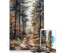 Rompecabezas de 1000 Piezas para Adolescentes,diseño Susurro de otoño,Arte de Bordes precisos,Juguete de Entrenamiento Cerebral,Juego para Momentos acogedores,decoración navideña (50x75cm)