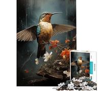 Rompecabezas de 1000 Piezas para Adolescentes diseño Vibrante de martín Pescador Juguete Educativo Juego Intelectual Regalo para cumpleaños Aprendizaje Educativo (tamaño 38x52cm)