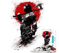 Rompecabezas de 1000 Piezas para Adolescentes diseño Viking Berserk Juguete antiestrés Regalo de cumpleaños para Amigos y Familiares (tamaño 50x75cm)