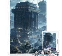 Rompecabezas de 1000 Piezas para Adolescentes distopía Griega Juguete Educativo Gran Regalo para Juegos Juego de ingenio con Piezas de Formas aleatorias Totalmente entrelazadas tamaño 38x26cm
