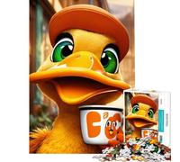 Rompecabezas de 1000 Piezas para Adolescentes Divertido diseño de Pato y Ganso Sonriente difícil y desafiante de Corte preciso Ideal para armar Juguete Apto para Mayores de 14 años 50x75cm