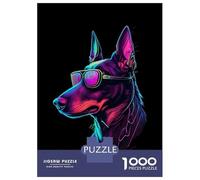 Rompecabezas De 1000 Piezas para Adolescentes Doberman Pinscher Rompecabezas para Adultos Juguetes Antiestrés Mejora La Memoria Gran Regalo para Jugar 38x26cm/1000pcs