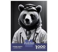 Rompecabezas De 1000 Piezas para Adolescentes Doctor Bear Rompecabezas para Adultos Juegos Relajantes Desafío Difícil Diversión En Casa Actividades, 52x38cm/1000pcs