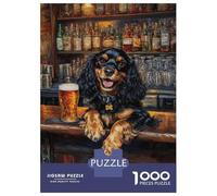 Rompecabezas De 1000 Piezas para Adolescentes Dog at The Bar -7 Rompecabezas para Adolescentes Juguetes Antiestrés Difícil Gran Regalo para Jugar 52x38cm/1000pcs