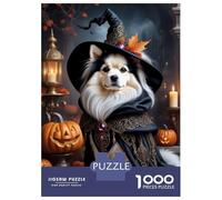 Rompecabezas De 1000 Piezas para Adolescentes Dog Halloween Rompecabezas Juegos Relajantes Decoración De Pared Regalos para Amigos Y Familiares 52x38cm/1000pcs