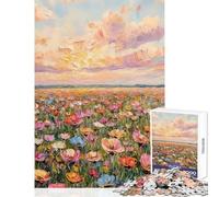 Rompecabezas de 1000 Piezas para Adolescentes Donde florece el Cielo Juego práctico Regalo de cumpleaños Decoración del hogar Juguetes Entrena tu Cerebro y Tus Manos (38x26cm)