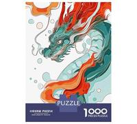 Rompecabezas De 1000 Piezas para Adolescentes Dragon Abstract Rompecabezas para Adultos Juego Práctico Pero Divertido Y Humorístico Regalos para Reducir El Estrés 38x26cm/1000pcs