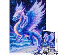 Rompecabezas de 1000 Piezas para Adolescentes dragón Celestial sobre el océano Juguete Educativo Regalo de Amigo Secreto Juego Educativo colección de Artistas Bellas Artes tamaño 38x26cm