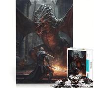 Rompecabezas de 1000 Piezas para Adolescentes: Dragon Dungeon Boss, Juego Imposible, Entrena tu Cerebro y Tus Manos, Regalo de cumpleaños, Regalos 50x75cm