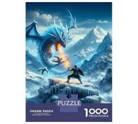 Rompecabezas De 1000 Piezas para Adolescentes Dragon Fantasy Art Print Rompecabezas para Adultos Juguetes Antiestrés Desafío Difícil Desafiante De Completar 70x50cm/1000pcs