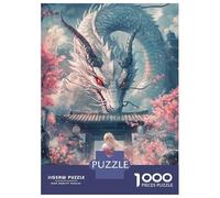 Rompecabezas De 1000 Piezas para Adolescentes Dragon'S Gaze Rompecabezas para Adultos Juegos Divertidos Regalos para Mujeres Desafiantes De Completar 70x50cm/1000pcs