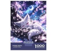 Rompecabezas De 1000 Piezas para Adolescentes Dream Kitsune Anime Fox Rompecabezas para Adolescentes Juguetes Antiestrés Difícil Gran Regalo para Jugar 52x38cm/1000pcs