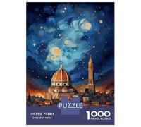 Rompecabezas De 1000 Piezas para Adolescentes Dreaming in Florence Rompecabezas para Adultos Juego Familiar Difícil Difícil Cumpleaños Y Navidad 38x26cm/1000pcs