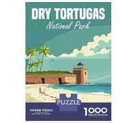 Rompecabezas De 1000 Piezas para Adolescentes Dry Tortugas National Park Rompecabezas para Adultos Juegos Relajantes Corte De Precisión Regalos Y Cumpleaños Únicos 52x38cm/1000pcs