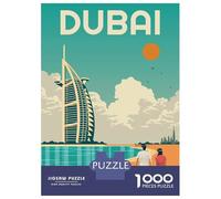 Rompecabezas De 1000 Piezas para Adolescentes Dubai Travel Rompecabezas Juguetes DIY Pero Divertidos Y Humorísticos Cumpleaños Y Navidad 70x50cm/1000pcs