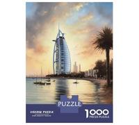 Rompecabezas De 1000 Piezas para Adolescentes Dubai United Arab Emirates Rompecabezas para Adultos Juegos Relajantes Mejora La Memoria Ayuda A Ejercitar El Cerebro 70x50cm/1000pcs
