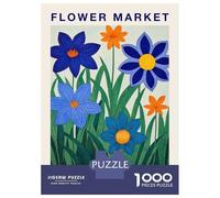 Rompecabezas De 1000 Piezas para Adolescentes Dublin Flower Market Print Rompecabezas para Adultos Juegos Relajantes Desafío Difícil Diversión En Casa Actividades, 70x50cm/1000pcs