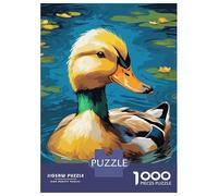Rompecabezas De 1000 Piezas para Adolescentes Duck Art Farm Animal Rompecabezas para Adultos Juego Práctico Carrera De Velocidad De Manos Regalos Y Cumpleaños Únicos 52x38cm/1000pcs