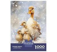 Rompecabezas De 1000 Piezas para Adolescentes Duck Family Xmas Rompecabezas para Adultos Juego Práctico Pero Divertido Y Humorístico Regalos para Reducir El Estrés 70x50cm/1000pcs