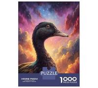 Rompecabezas De 1000 Piezas para Adolescentes Duck in A Cosmic Sky Rompecabezas para Adultos Juegos De Relajación Desafío Difícil Regalo De Cumpleaños, Regalos, 52x38cm/1000pcs