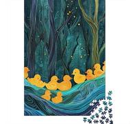 Rompecabezas De 1000 Piezas para Adolescentes Duck Pond Art Print-1 Rompecabezas para Adultos Juegos Familiares Mejora La Memoria Cumpleaños Y Navidad 38x26cm/1000pcs