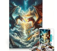 Rompecabezas de 1000 Piezas para Adolescentes: Duelo de los Destinos Juegos educativos, Divertidos y con Humor cumpleaños 38x52cm