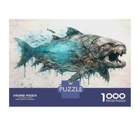 Rompecabezas De 1000 Piezas Para Adolescentes Dunkleosteus The Legacy of Forgotten Beasts Rompecabezas Para Adultos Juegos Relajantes Que Mejoran La Memoria Regalos Para Reducir El Estrés 70x50cm/1000