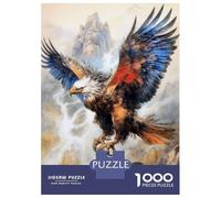 Rompecabezas De 1000 Piezas para Adolescentes Eagle Animal Art Rompecabezas para Adultos Juego Práctico Pero Divertido Y Humorístico Regalos para Reducir El Estrés 52x38cm/1000pcs