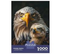 Rompecabezas De 1000 Piezas para Adolescentes Eagle Bird Animal Family Rompecabezas para Adolescentes Juguetes Antiestrés Difícil Gran Regalo para Jugar 52x38cm/1000pcs