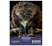 Rompecabezas De 1000 Piezas para Adolescentes Eagle Chess Rompecabezas para Adultos Juegos Relajantes Ensamblaje De Patrones Regalos De Cumpleaños Y Únicos 38x26cm/1000pcs