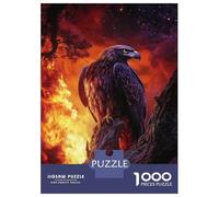 Rompecabezas De 1000 Piezas para Adolescentes Eagle in Flames-1 Rompecabezas para Adultos Juegos Relajantes Decoración De Pared 38x26cm/1000pcs