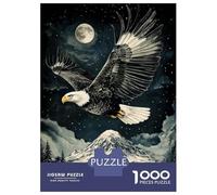 Rompecabezas De 1000 Piezas para Adolescentes Eagle Soaring Over Mountain Rompecabezas para Adultos Juego Práctico Pero Divertido Y Humorístico para Cumpleaños, Navidad 38x26cm/1000pcs