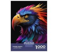 Rompecabezas De 1000 Piezas para Adolescentes Eagle Splash Painting Rompecabezas para Adultos Juegos Divertidos Desafío Difícil para Cumpleaños, Navidad 38x26cm/1000pcs