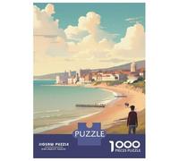 Rompecabezas De 1000 Piezas para Adolescentes Eastbourne, United Kingdom Travel Rompecabezas para Adultos Juegos Relajantes Alivia El Estrés Diversión En Casa Actividades, 38x26cm/1000pcs