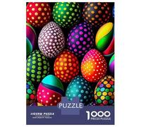 Rompecabezas De 1000 Piezas para Adolescentes Easter Egg Rompecabezas para Adultos Juegos De Relajación Ensamblaje De Patrones Diversión En Casa Actividades, 38x26cm/1000pcs