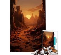 Rompecabezas de 1000 Piezas para Adolescentes Ecos de un Imperio caído Juguete Intelectual Juego práctico antiestrés Gran Regalo para los Amantes de los Juegos (tamaño 50x75cm)