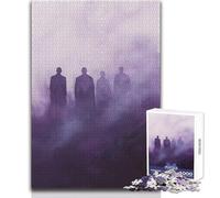 Rompecabezas de 1000 Piezas para Adolescentes Ecos en la Niebla Siluetas aparecen Relajante Tiempo Libre Preciso Enclavamiento Precisión Juguete Tamaño 50x75cm
