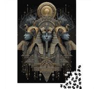 Rompecabezas De 1000 Piezas para Adolescentes Egyptian Pyramid Art Print Rompecabezas para Adolescentes Juego Práctico para Mejorar La Memoria Regalos Y Cumpleaños Únicos 52x38cm/1000pcs