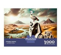 Rompecabezas De 1000 Piezas para Adolescentes Egyptian Pyramid Landscape Rompecabezas para Adolescentes Juego De Ingenio Mejora La Memoria Diversión En Casa Actividades, 38x26cm/1000pcs