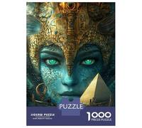 Rompecabezas De 1000 Piezas para Adolescentes Egyptian Pyramid Poster Print Rompecabezas para Adultos Juegos Relajantes Alivia El Estrés Ayuda A Ejercitar El Cerebro 38x26cm/1000pcs