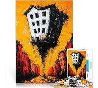 Rompecabezas de 1000 Piezas para Adolescentes El Abismo Flotante Matar el Tiempo en Vacaciones en casa Regalo de cumpleaños, Regalos 38x26cm