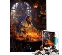 Rompecabezas de 1000 Piezas para Adolescentes El Alquimista Un Reto para completar Juguete antiestrés Decoración de Pared para Mayores de 14 años Juego (38x52cm)